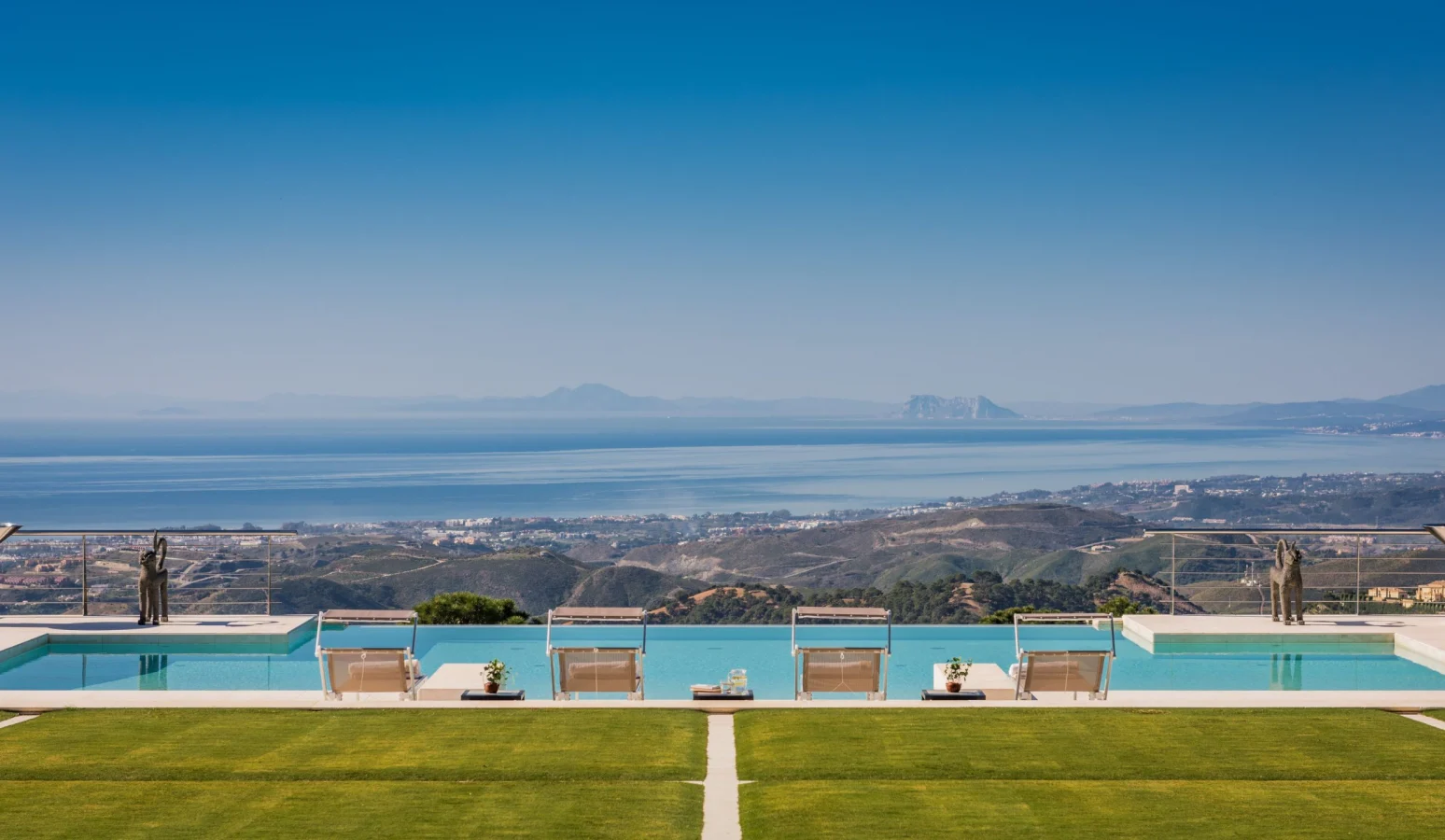 amazing sea view from estate in la zagaleta