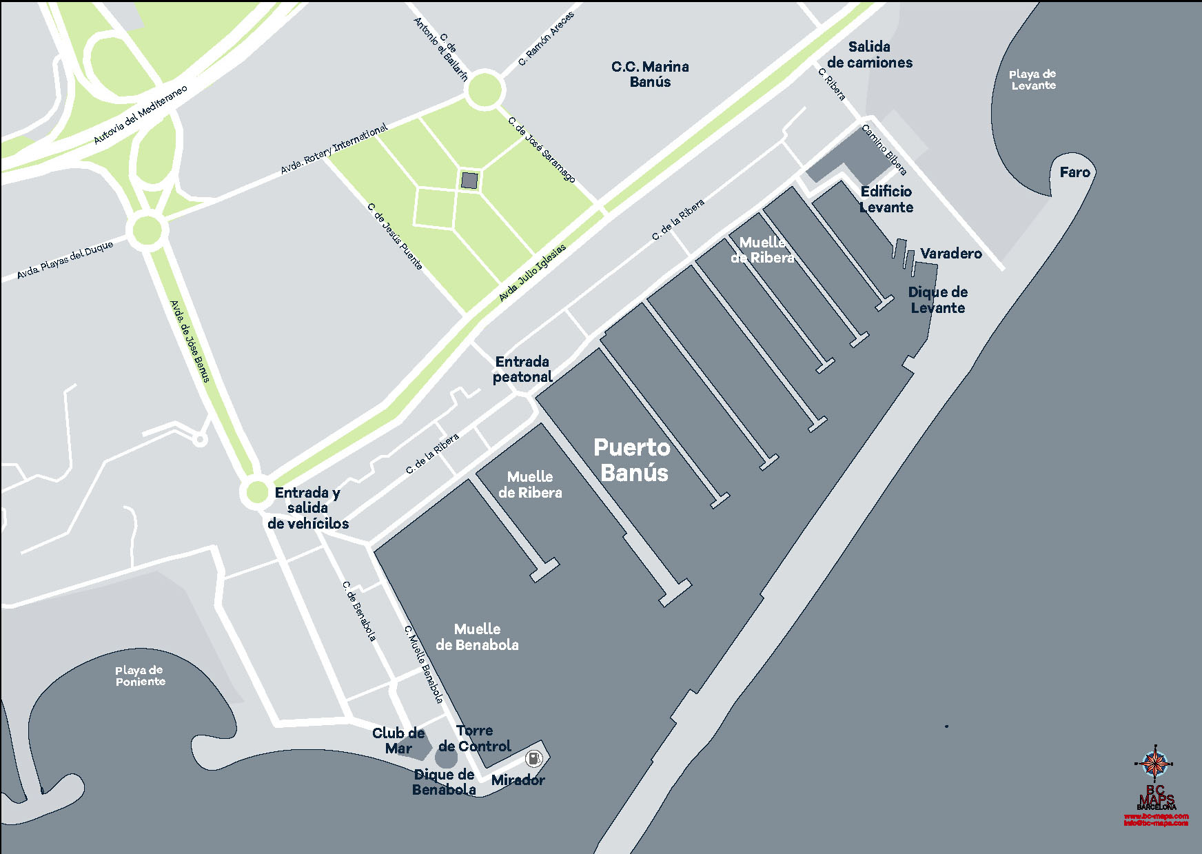 Puerto Banus map